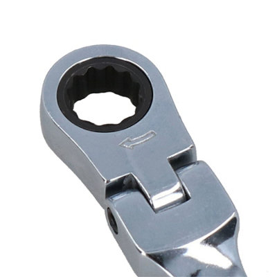 11mm Metric Flexi Head Ratchet Combination Spanner Wrench 72 Teeth