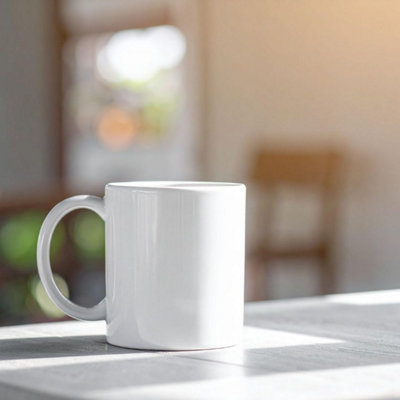 11oz White Ceramic Sublimation Mugs Blank DIY Coffee Mugs (Set of 36)