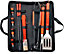 11pc Bbq Cooking Tool Set With Carry Bag Stainless Steel Utensils