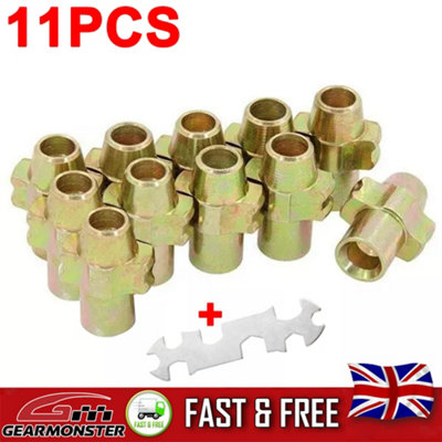 11Pcs Replacement Blades for Locking Wheel Nut Removal Remover Tool Kit Sets UK