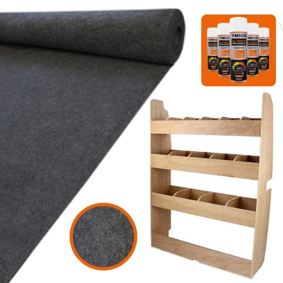 11sqm Anthracite Van Lining