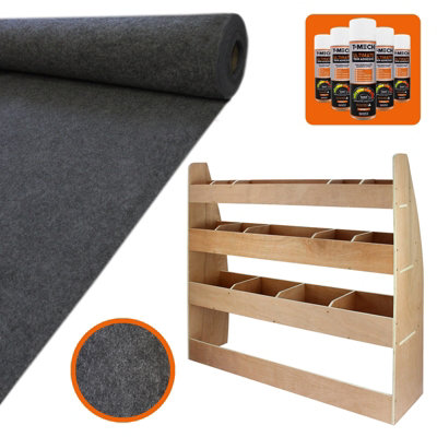 11sqm Anthracite Van Lining