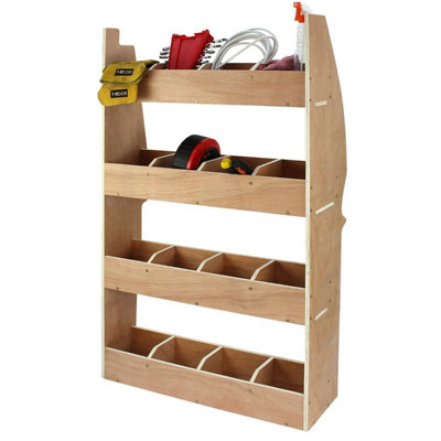 11sqm Black Van Lining & Citroen Berlingo Racking Unit - 1