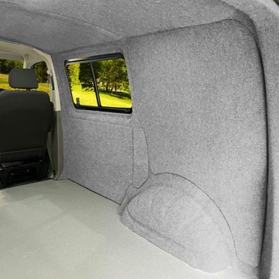 11SQM Van Carpet Lining Silver Grey - 9