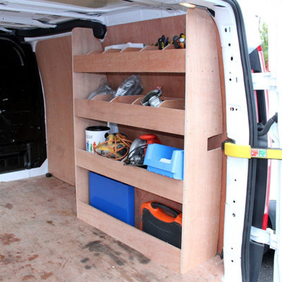 11sqm Wheat Van Lining & Ford Transit Custom SWB Van Racking Unit - 4