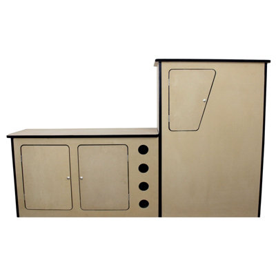 11sqm Wheat Van Lining & Glue With Camper Kitchen - 3