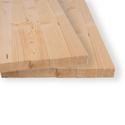 11x1 Inch Spruce Planed Timber (L)1800mm (W)269 (H)21mm Pack of 2