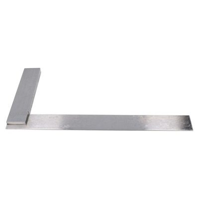 12" 300mm Engineer Tri Set Square Right Angle Straight Edge Stainless Steel - 3