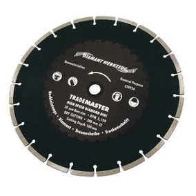12" 300mm High Speed Segmented Diamond Cutting Disc Blade 'R Grade' (CT0954)