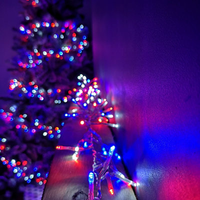 Red and blue christmas lights new arrivals