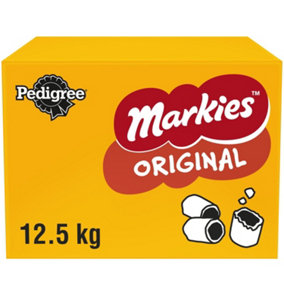 12.5kg Pedigree Markies Dog Treats Marrowbone Bulk Dog Biscuits