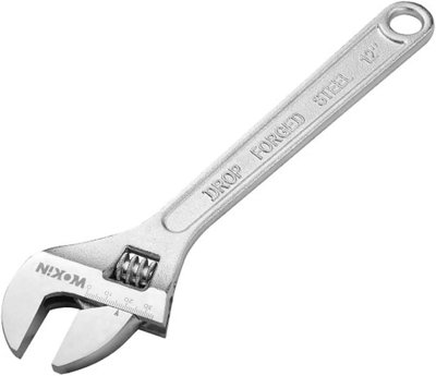12" Adjustable Wrench, 200mm Length with 300mm Jaw - Mechanical Engineering Tool