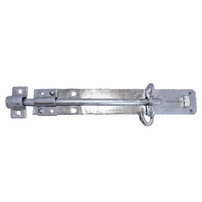 12" Bright Zinc Plated Brenton Bolt Door Gate Lock