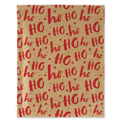 12 Christmas Padded Mailing Bags Bubble Envelopes HoHoHo Size H 27x36cm Gift Bag - 5