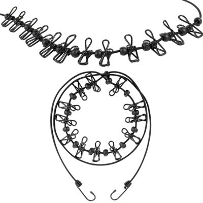 12 Clip Outdoor Washing Line For Laundry - 7