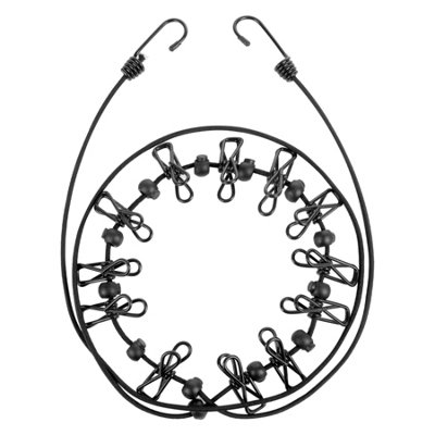 12 Clip Outdoor Washing Line For Laundry - 8
