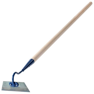 12 cm Solid Steel Swan Neck Hoe Head Garden Tool with Wooden Handle