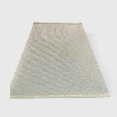 12" Empire Square Linen Lampshade - Cream