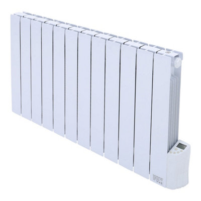 12 Fins 2000W Electric Oil Filled Radiator Space Panel Heater with LED ...