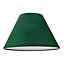 12" Forest Green Cotton Coolie Lampshade Suitable for Table Lamp or Pendant