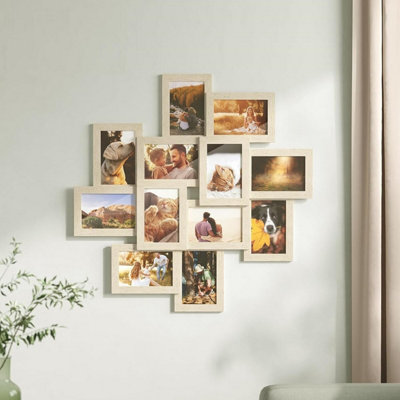 12-Frame Wall Collage, Photo Display Set for Family Pictures, Memory ...