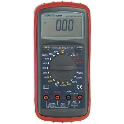 12 Function Digital Automotive Analyzer with LCD Display - Essential Vehicle Service Tool