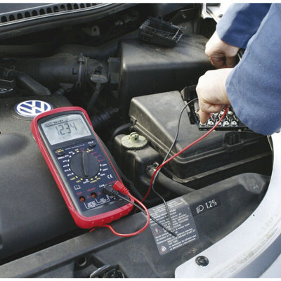 12 Function Digital Automotive Analyzer with LCD Display - Essential Vehicle Service Tool