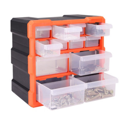 Box Organizer Container Multiple Grids Hardware Storage Box for