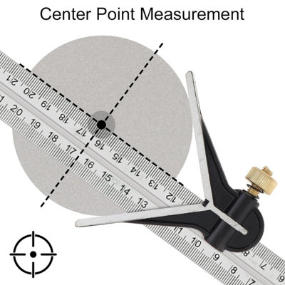 2 Pcs Squares Tool, Combination Tool Set 7inch Metric Triangle Ruler
