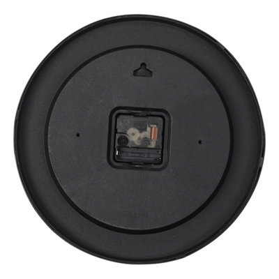 12 Inch Home Silent Plastic Round Wall Clock with Arabic Numerals - 5