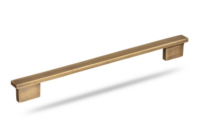 12 Inch Straight flat bar solid brass handle