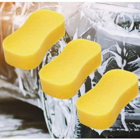 12 Jumbo Car Wash Sponges Car Washing Shampoo Sponge Soft Cleaning Valet Car Care