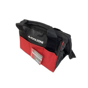 12" Large Heavy Duty Fabric Tool Bag Storage Toolbox Canvas Holdall Carry Case