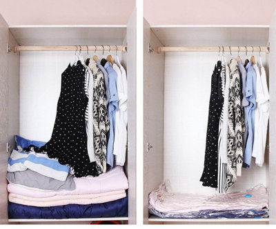 12 Large Space Saving Storage Vacuum Bags - 4