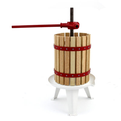 12 Litre Fruit Press Crusher Wine Cider Making Tool Kit