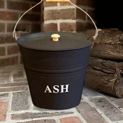 Traditional Steel Ash Coal Bucket Fire Pits Outdoor Accessories For
