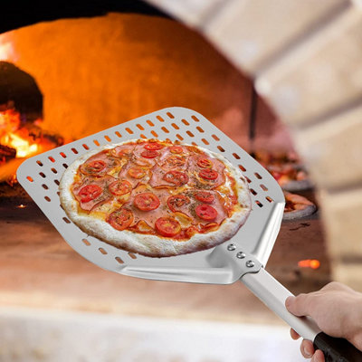 Sliding Pizza Peel Transfer Pizza Shovel Wooden Handle Pizza Spatula  Non-stick Pizza Paddle Kitchen Accessories for Pizza Ovens