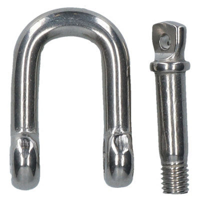12 Pack 8mm Stainless Steel Dee Shackle Marine Grade 316 DK42 - 3