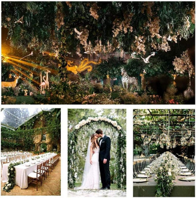 12 Pack Artificial Ivy Garland - 4