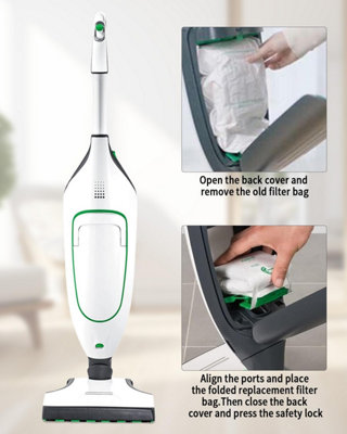 12-Pack Dust Bags for Vorwerk Kobold VK200, FP200, High-Quality