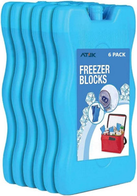 12 Pack Freezer Blocks Family Pack for Cool Box Bags Reusable Long ...