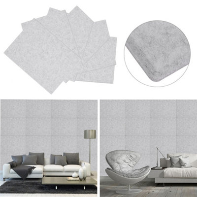 12 Pack Grey Soundproof Wall Panels Wall Decoration Sound Absorbing ...