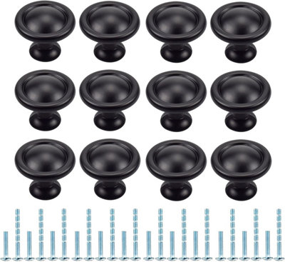 12 Pack Round drawer knobs, kitchen handles for furniture, cabinets ...