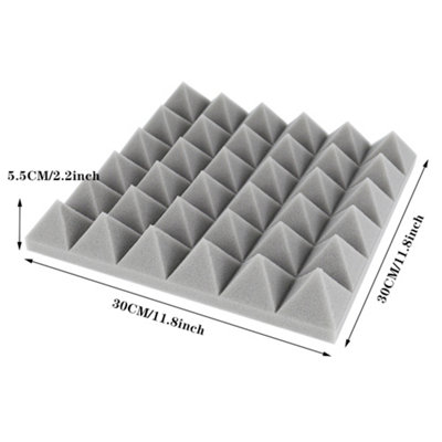 12 Pack Sound Proofing Foam Panels High Density Acoustic Panels for ...