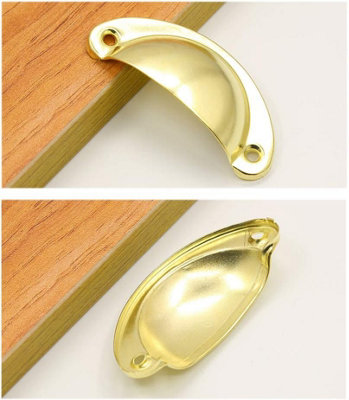 12 Pack Vintage shell handles, suitable for dressing tables and kitchen ...