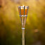 12 Pack: Zero In Bamboo Tiki Torch with Mango Citronella Candle - Wind Resistant - 3 Pounds Per Torch