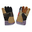 12 Pairs 10" Large Rainbow Hide Furniture Gloves Work Wear Safety Gardening