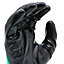 12 Pairs Nitrile Coated Premium Work Gloves Builders Gardening Strong Grip Glove X-Large  (10)