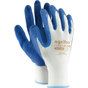 12 pairs OGRIFOX Excellent grip lateks coated safety gloves OX LATEKS WN8