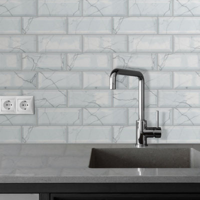Buy 12 Pcs 30.5x15.4cm Peel and Stick Tiles for Kitchen - Sticky Tiles ...